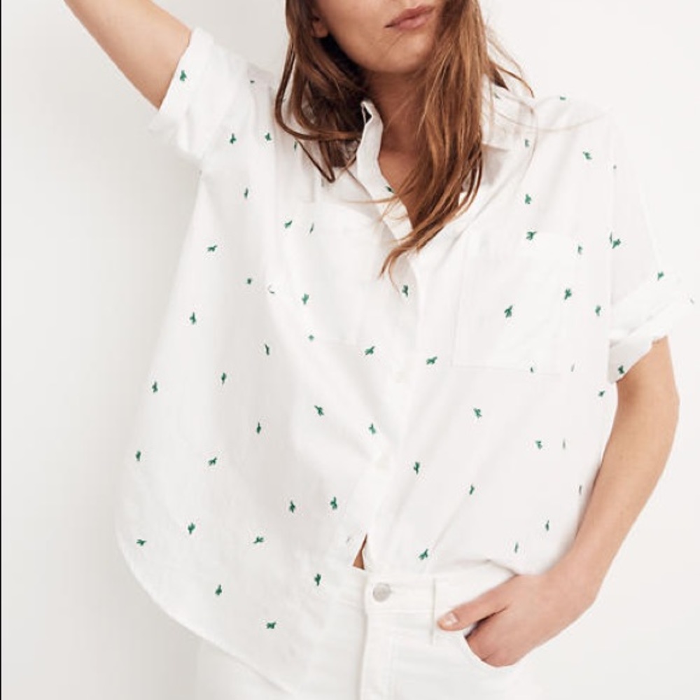 Madewell cactus shirt